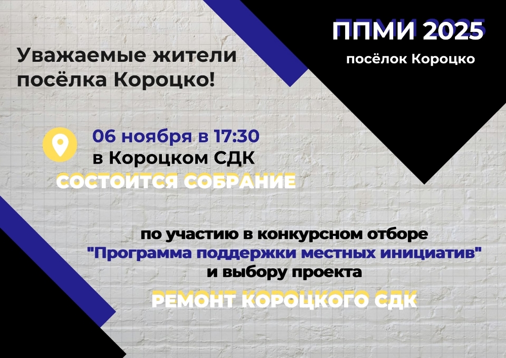 Программа поддержки местных инициатив.
