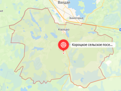 Населенные пункты Короцкого сельского поселения.